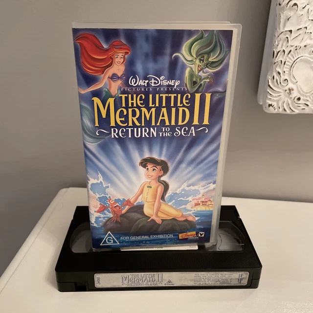 VHS THE LITTLE Mermaid II - Return To The Sea - Walt Disney $7.00 ...