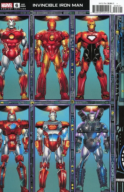 Invincible Iron Man #6 2023 Unread Bob Layton Variant Cover Marvel Comic
