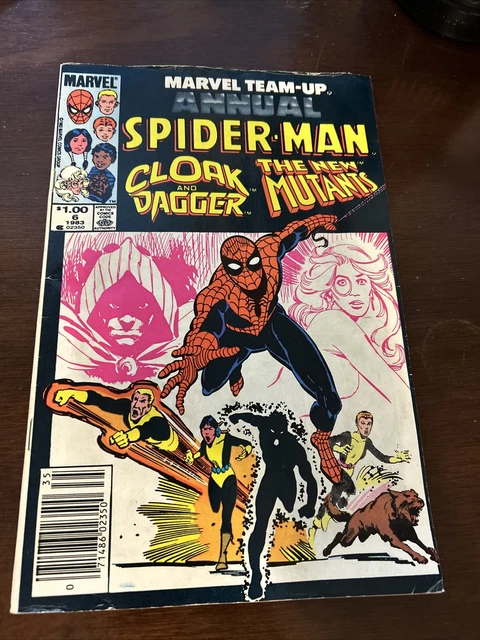 Marvel Comics Marvel Team-Up Annual #6 Spider-Man Cloak & Dagger New Mutants