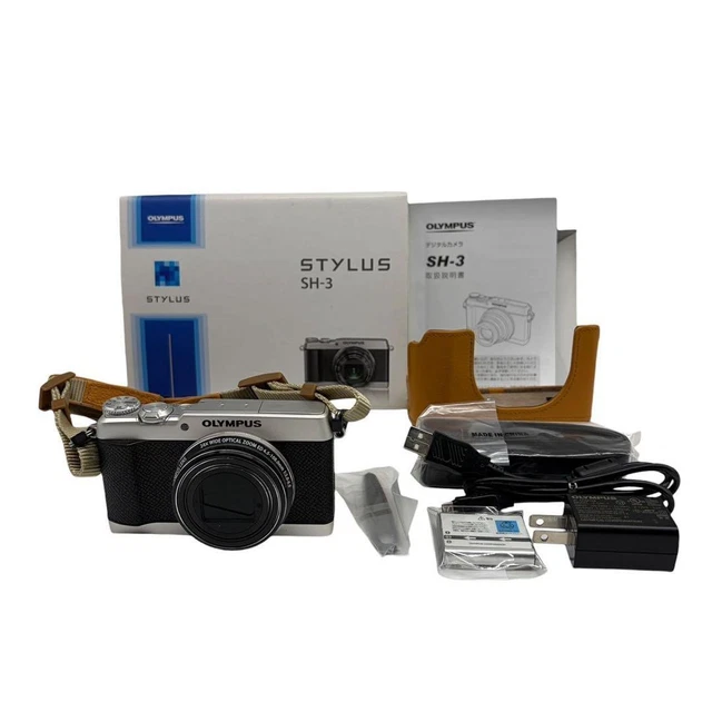 OLYMPUS STYLUS SH 3 Plateado Excelente Estado EUR 240,32 - PicClick ES