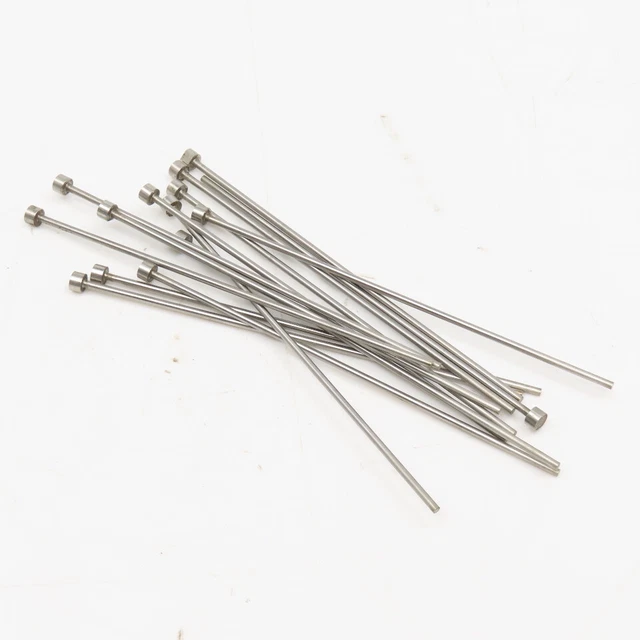 5/64 OD x 4-1/2" OAL Core Ejector Pin 0.200" Head Lot Of 14