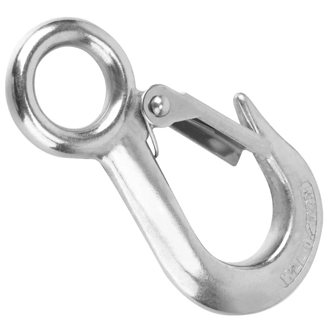 LIFTING HOOK TOW Chains with Hooks Heavy Duty Swivel Clips Snap Cargo £