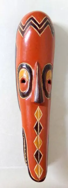 Hand Carved Wood Tribal African Mask