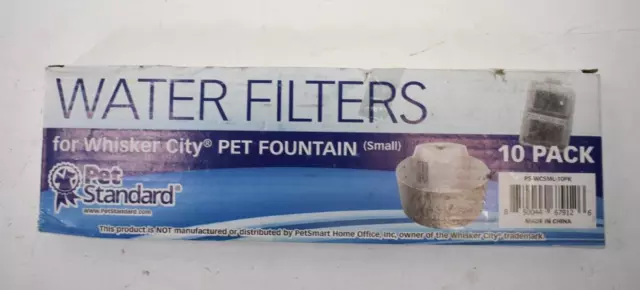 Pet Standard Water Filters Replacements 10 Pack For Whisker City Pet Fountain