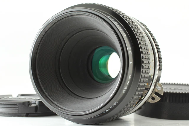 [Near MINT] Nikon Ai Micro Nikkor 55mm f/3.5 MF Macro Lens From JAPAN