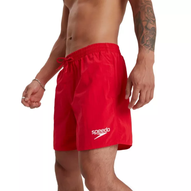 Speedo Mens Red Swim Shorts Trunks Swimming Baywatch Lifeguard Gym Beach Pool