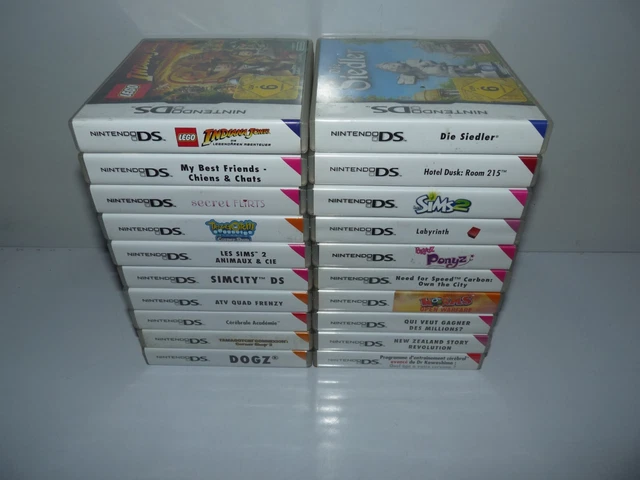 lot 20 boite vide jeu video nintendo ds / lot N°4