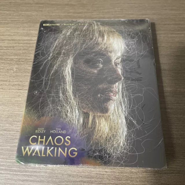 CHAOS WALKING STEELBOOK 4K ULTRA HD & BLU RAY 2020 New Sealed