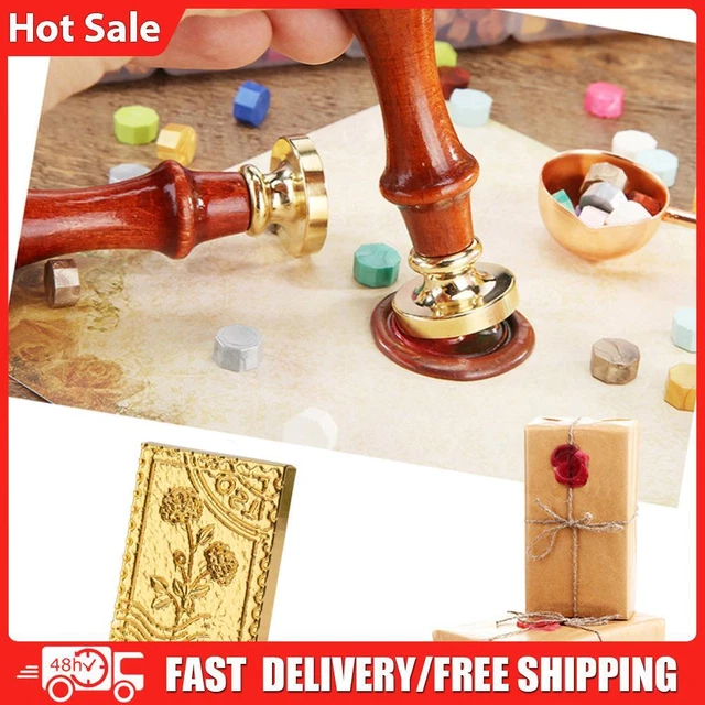 Special-shaped Art Seal Head Classic Vintage Embossed Seal Head for Wedding Card