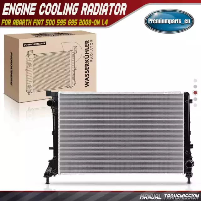 Engine Cooling Radiator for ABARTH Fiat 500 595 695 2008-On 1.4 617863 51819061