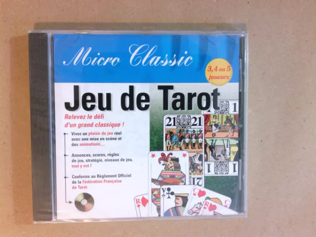 CD ROM Game / Game Tarot Cards / Micro Classic / New With Cello