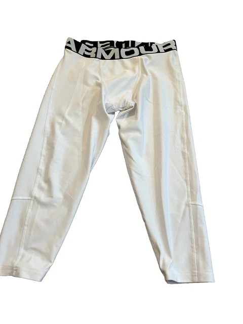NIKE Pro Youth XL  3/4 Knee Length Compression Training Tights ~White~