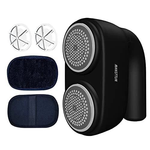 MANSTTLIN Fabric Shaver and Lint Remover, 7 Pieces Fuzz Remover, Electric Swe...