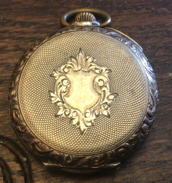 Mouvement De Montre De Col - Balancier Mécanique - Argenté - Vendue Pour Pièces