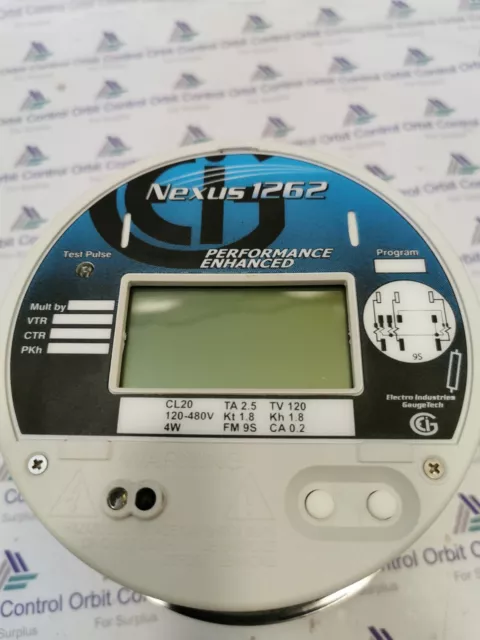 Nexus 1262 Digital Power Meter CL20 120-480V