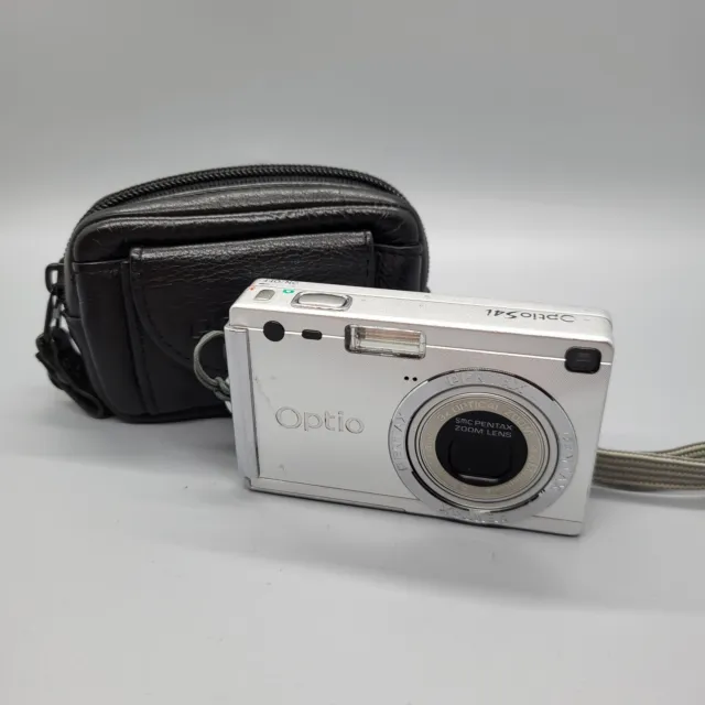 Pentax Optio S4i 4.2MP Compact Digital Camera Silver Tested