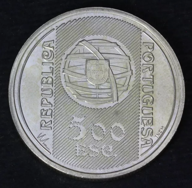 PORTUGAL 500 Escudos ND (1996) - Plata 0.500 - Banco de Portugal - aUNC - 418