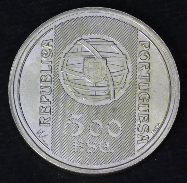 PORTUGAL 500 Escudos ND(1996) - Silver 0.500 - Banco de Portugal - aUNC - 418