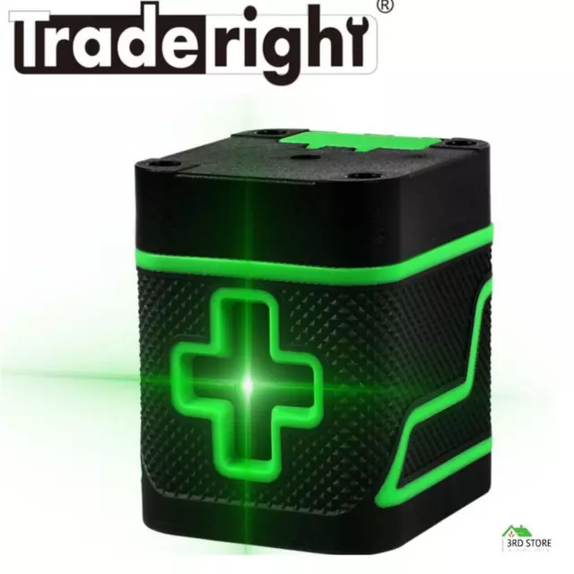 Laser Level Green Light Beam Auto Self Leveling Waterproof Cross Line Home DIY