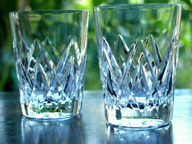 Stuart Crystal York Cut Set Of Four 9 5cm Tumbles Glasses New Boxed 39 99 Picclick Uk