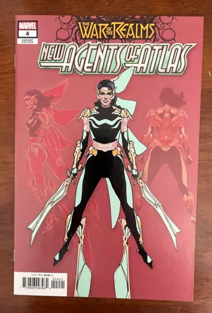 WAR OF REALMS NEW AGENTS OF ATLAS #4  Yu 1:25 VARIANT Marvel 2019 NM