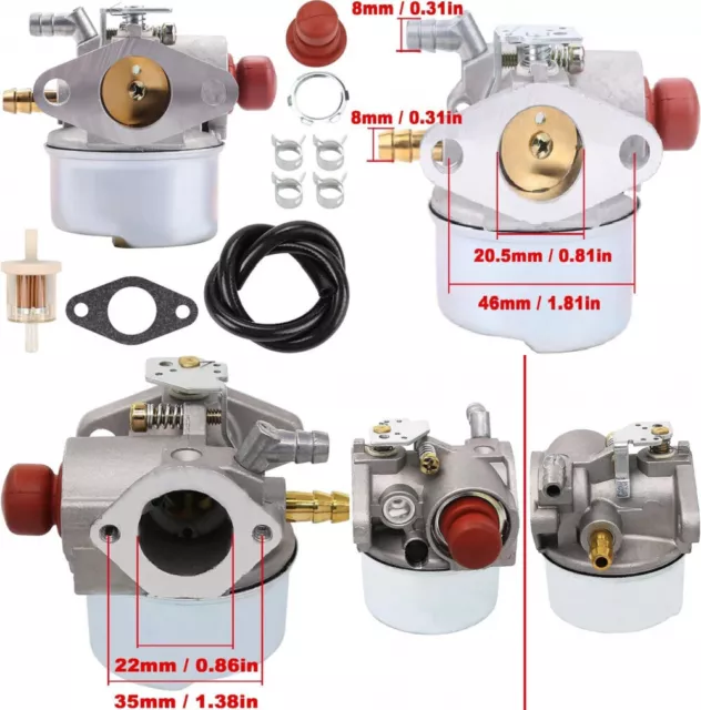 ZAMDOE 640025 640025C OHH55 OHH60 Carburatore di ricambio per Tecumseh...