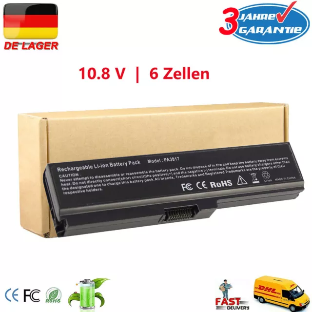 Laptop Akku Batterie PA3817U-1BRS für Toshiba Satellite C650 C660 C660D L750 Neu