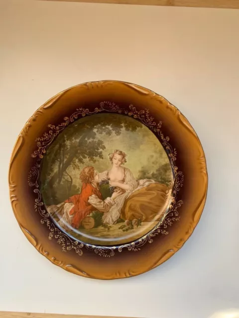 vintage royal crown decorative plate