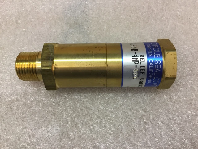 Circle Seal 5133B-4Mp-400 1/2" Inline Relief Valve 10-2400 Psig New No Box
