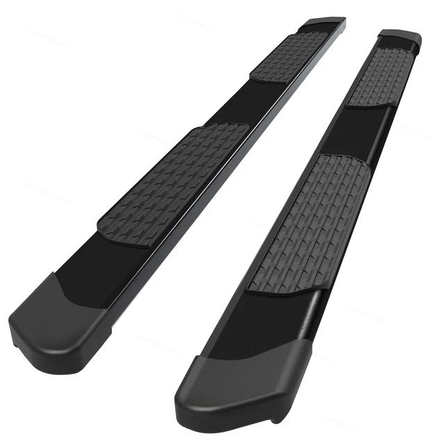BLACK RUNNING BOARD Fits 20222024 Toyota Tundra CrewMax 6.29" Side