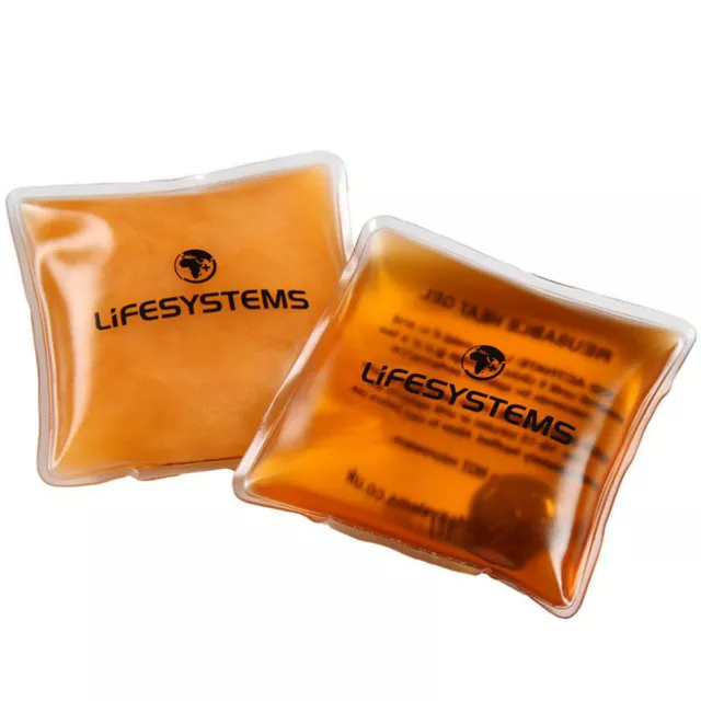 Lifesystems Reusable Hand Warmers Pocket Gel 45 Minutes 54°C - Pack of 2