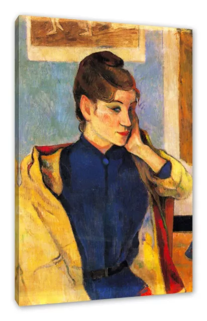 Paul Gauguin - Portrait von Madeleine Bernard, Leinwandbild, Kunst