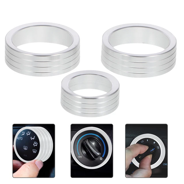 3 pz accessori condizionatore d'aria manopola auto per interni