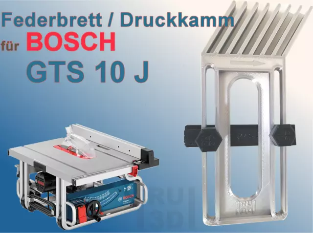 Federbrett Druckkamm für BOSCH GTS10J Tischkreissäge