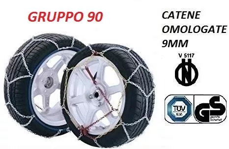 Chaines neige 9mm PREMIUM tension s automatique 215/50 R18