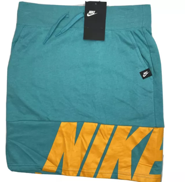 Nike Sportswear Skirt French Terry Big Swoosh Logo Athletic AQ9171-309 Girls M