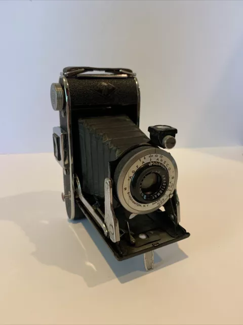 Vintage Agfa Ansco Folding Camera Made In USA General Anastigmat F-6.3 Lens