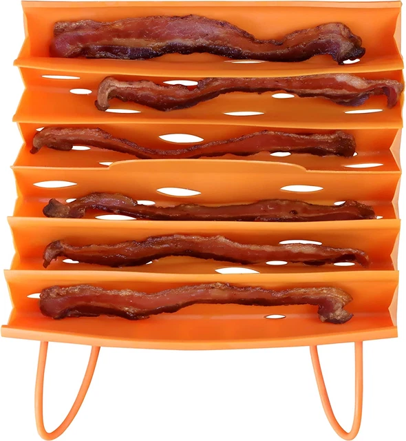 Bad Boy Bacon Maker for Microwave - Crispy Bacon Cooker for Microwave Oven - Bre