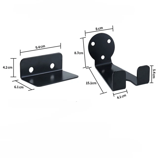 Bike Pedal Rack Hook Wall Mount Bracket Hanger Tire Holder Storage Rack 2