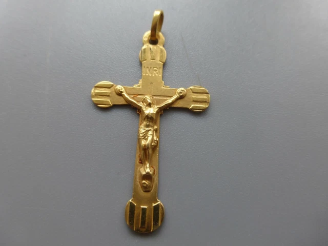 Médaille Déclaration D'amour Plaqué Or Jaune 3 Microns, 2,57g - Parchemin "Je T'aime"