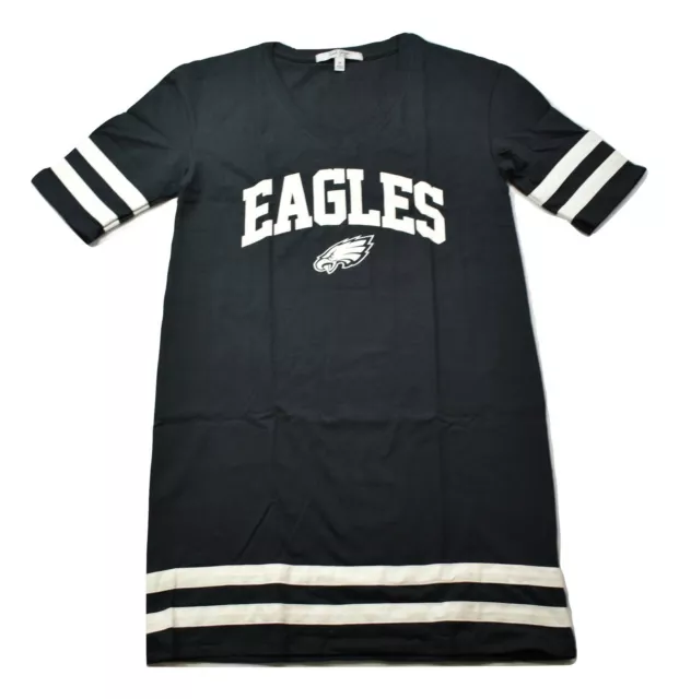 Junk Food Womens NFL Philadelphia Eagles V-Neck Half Sleeve Dress New XS-2XL
