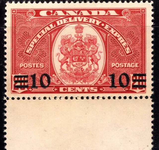 1939 Canada Sc #E9 10c on 20c Special Delivery MNH OG VF