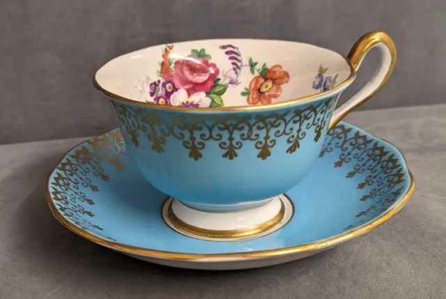 Royal Albert Fine Bone China - Cabinet Tea Cup And Saucer Set.