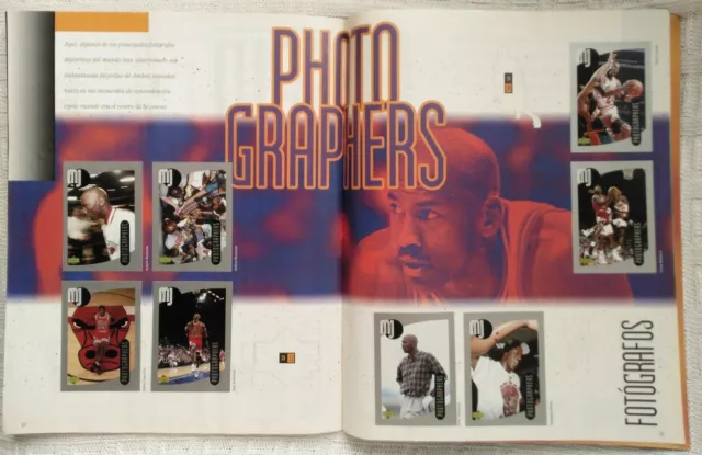 Michael Jordan - Álbum de cromos de Upper Deck (1998) - Casi completo 3