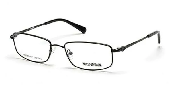 Harley Davidson HD0760 Black 002 Metal Wide Optical Eyeglasses Frame 55-18-145 A