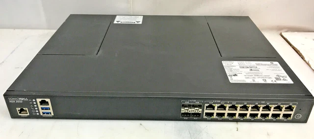 SonicWALL NSA 2650 Network Security Firewall Appliance