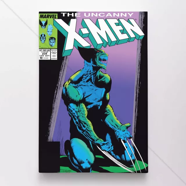 Uncanny X-Men Poster Canvas Vol 1 #234 Xmen Marvel Comic Book Art Print