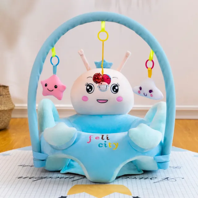 Baby Learning To Sit On The Sofa Cartoon Baby Comfort Seat