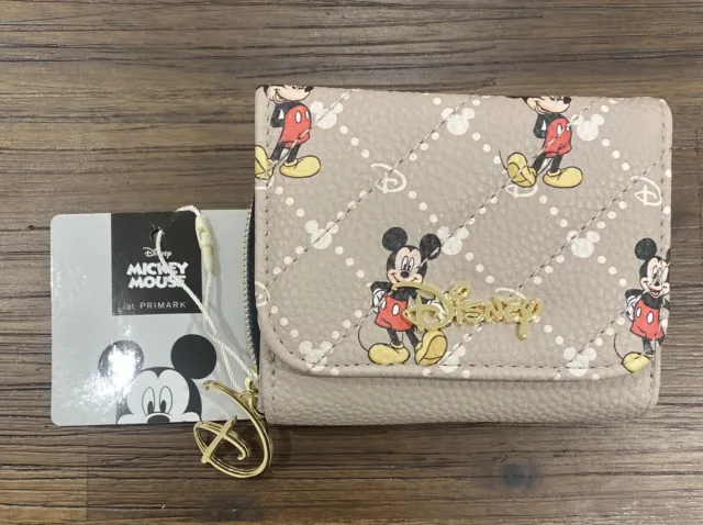 Disney Bag, Cross Body, Mickey Mouse Happy Face and Buttons Character Close  Up, Vegan Leather, Off-white, 8.0