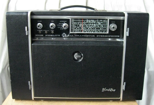 PYE BLACK BOX Radiogram / Record Player. 1960's $500.00